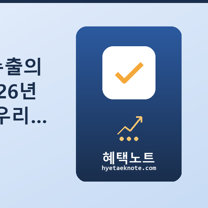 엔저(円低), 한국 수출의 조용한 복병 — 2026년 일본 엔화 약세가 우리 경제에 미치는 파급력